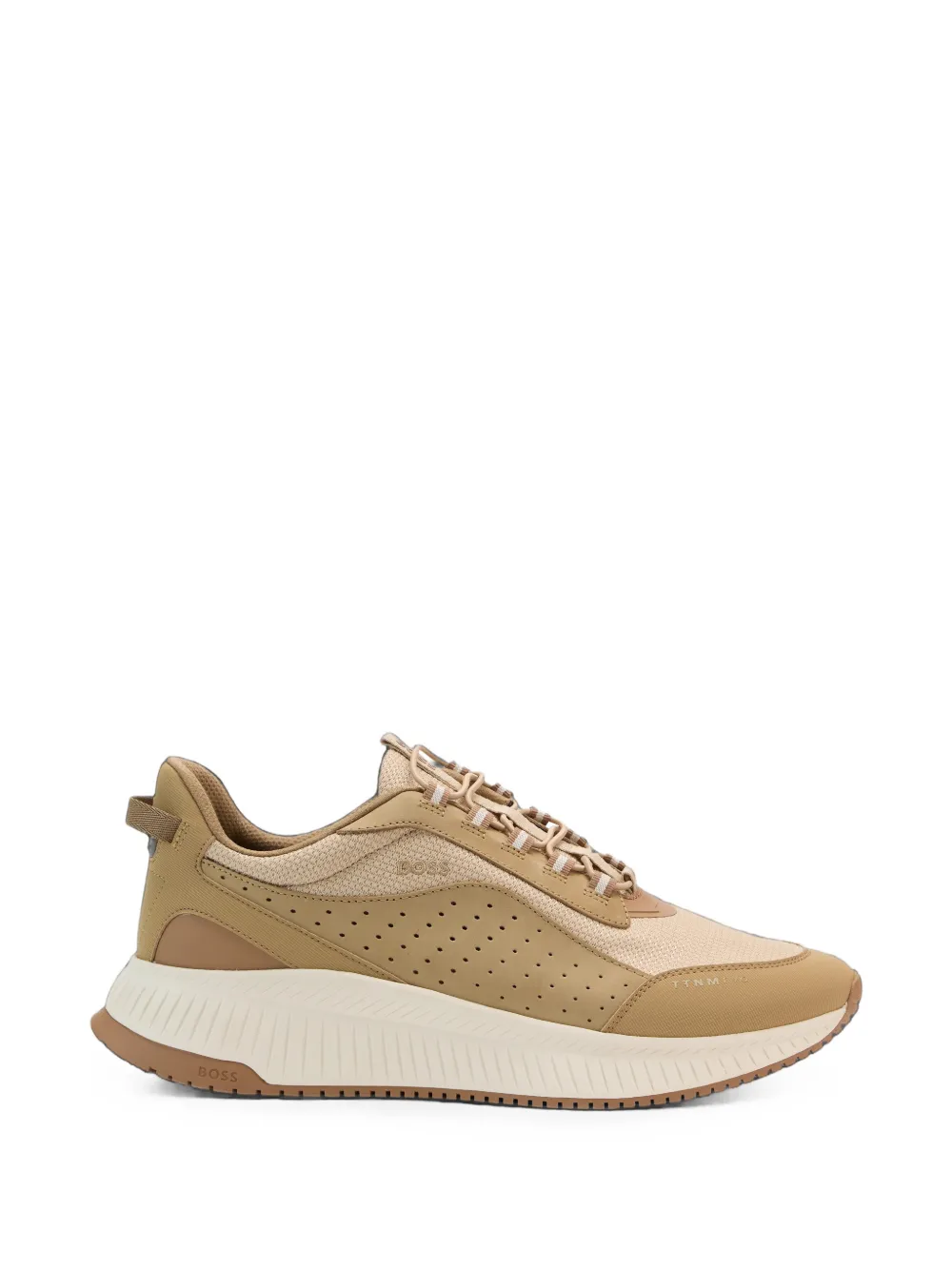 BOSS TTNM Evo perforated panelled sneakers
