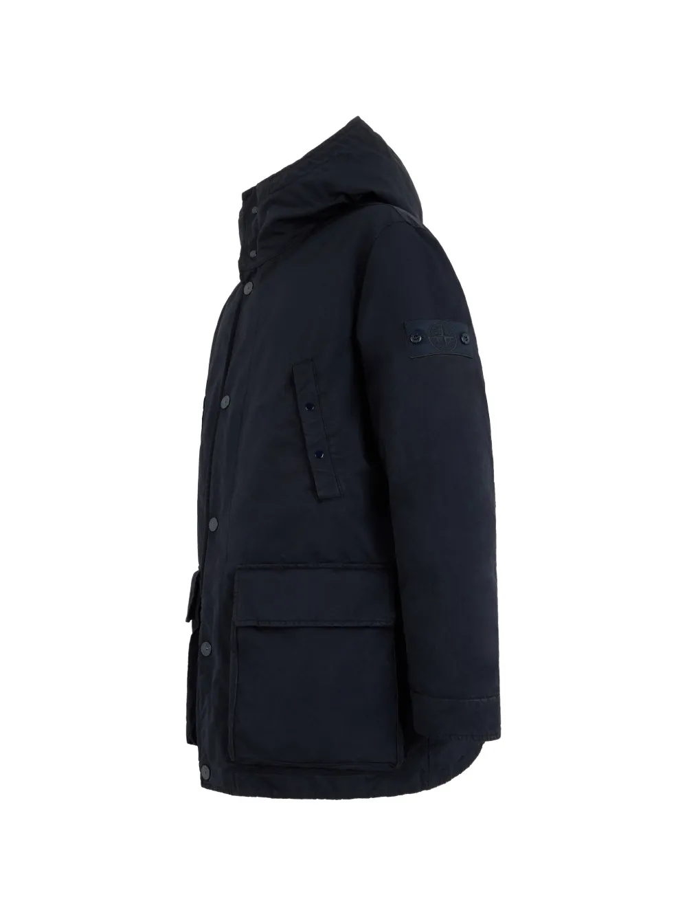 Stone Island 4100062 David-TC_S.I. ghost parka met anti-drop Blauw