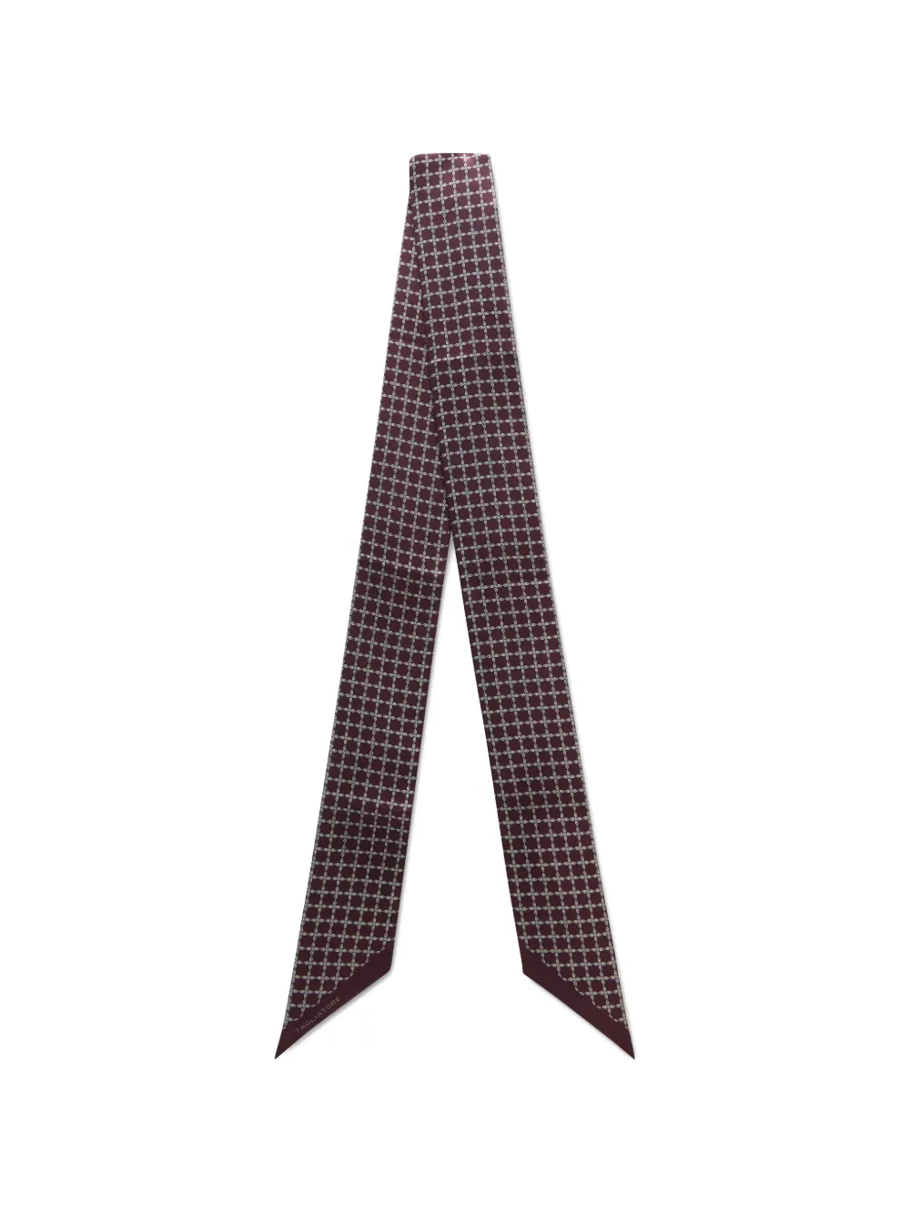 Tagliatore geometric-print silk scarf - Viola