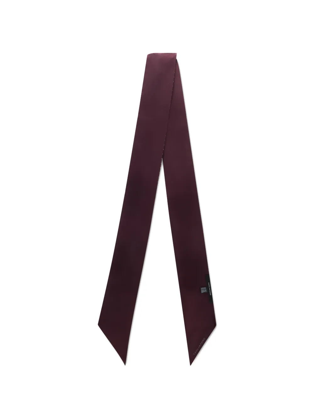 Tagliatore geometric-print silk scarf Paars