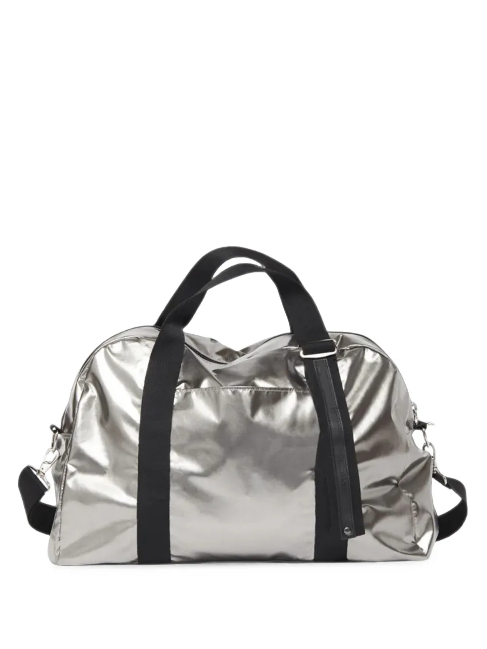 Jack Gomme Walli Metallic-effect Luggage Bag In Silver
