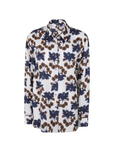Laura Urbinati floral-print silk shirt