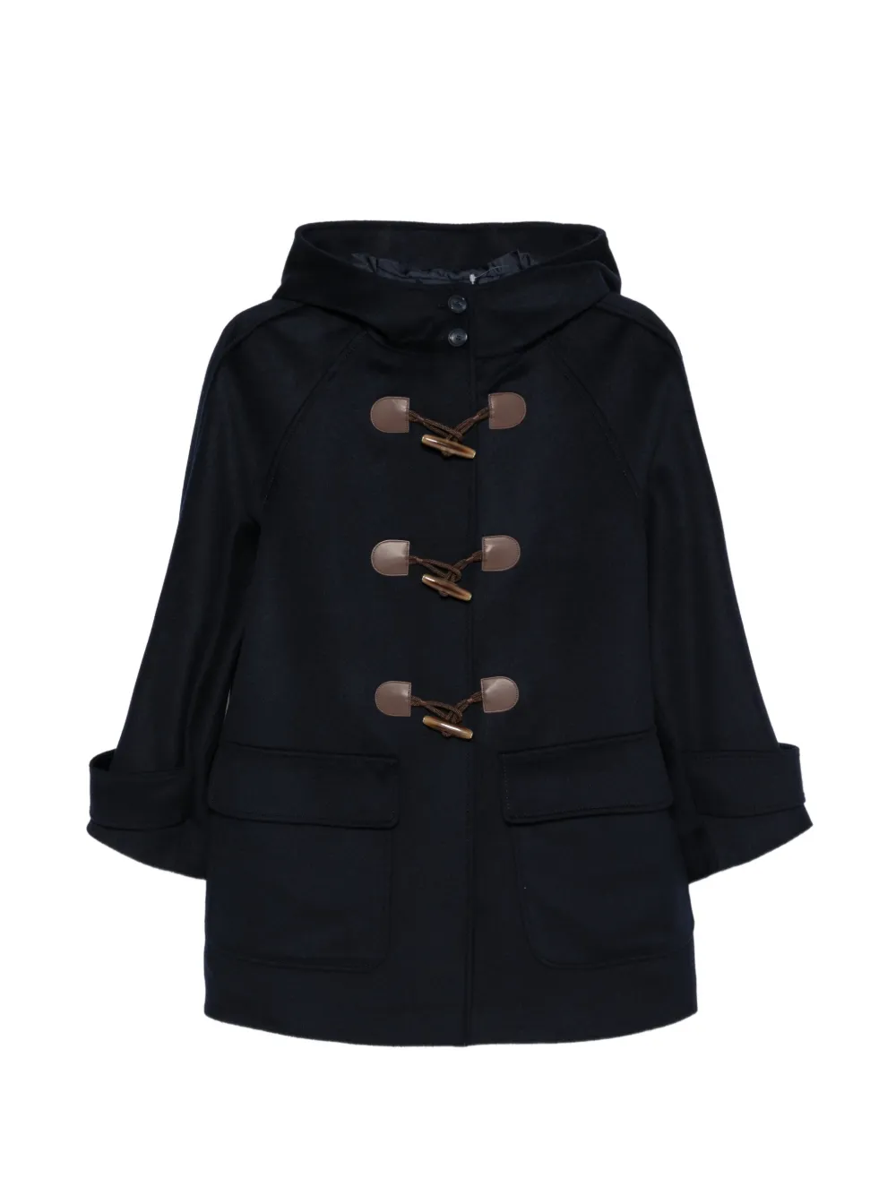 Pennyblack hooded toggle-fastening coat - Blau