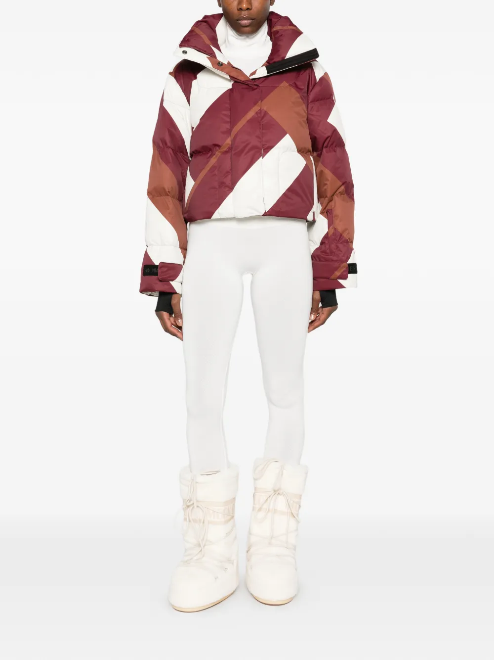 Perfect Moment Perfect high-waisted ribbed thermal leggings Wit