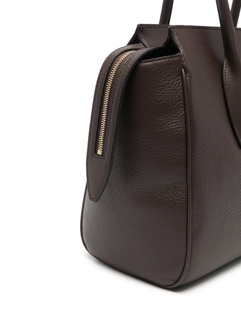 Furla Leren shopper Bruin