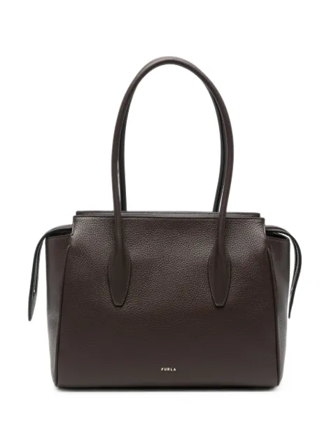 Furla grained leather tote bag