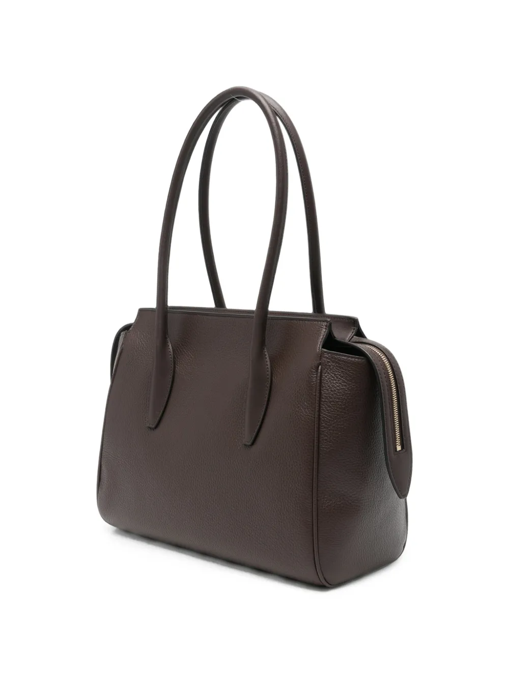 Furla Leren shopper Bruin