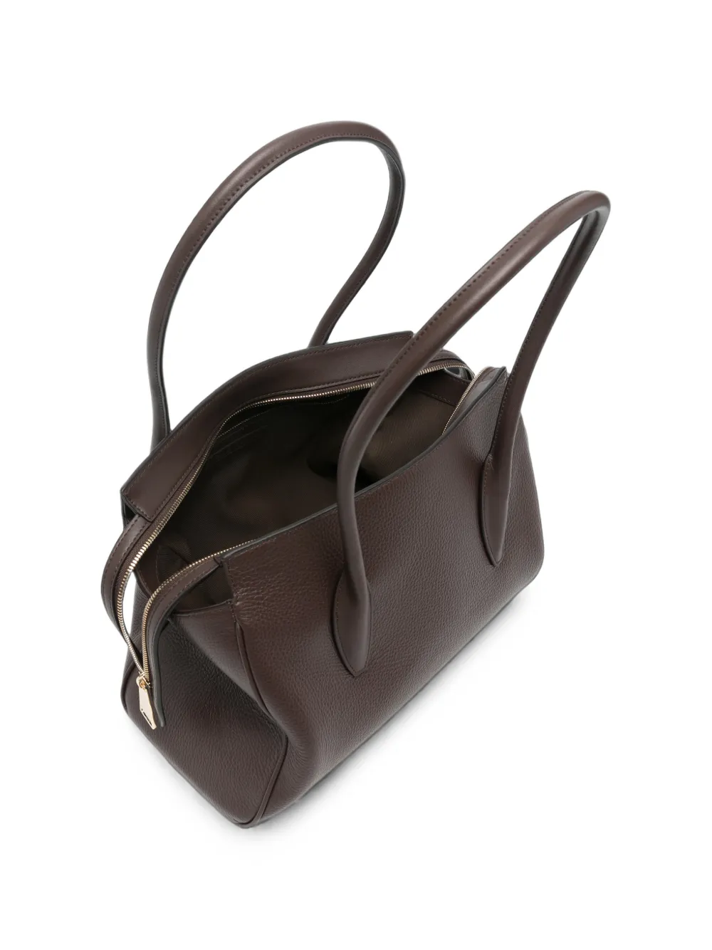 Furla Leren shopper Bruin