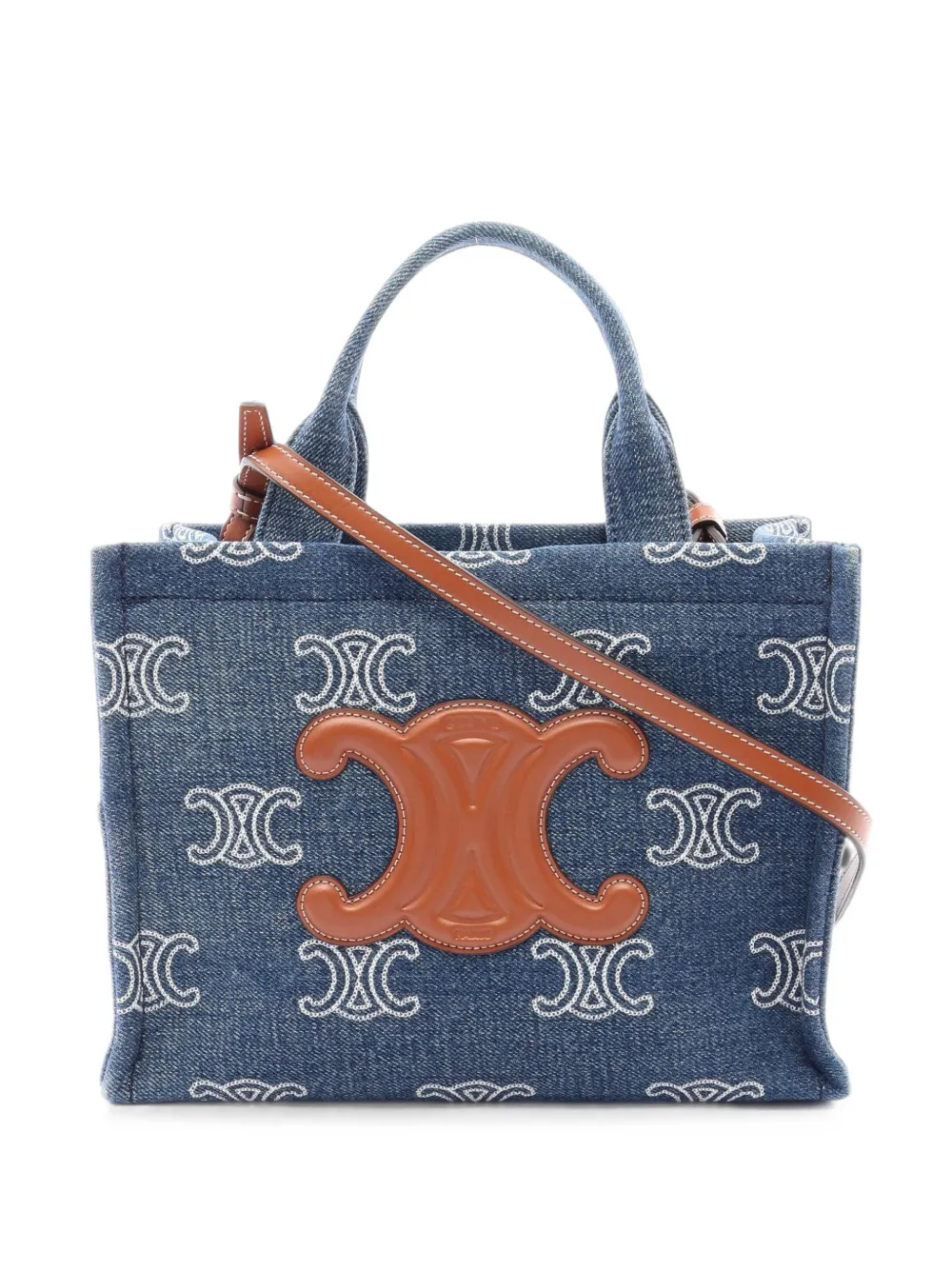 Celine Pre-Owned 2000s Triomphe Thais tote bag - Blue