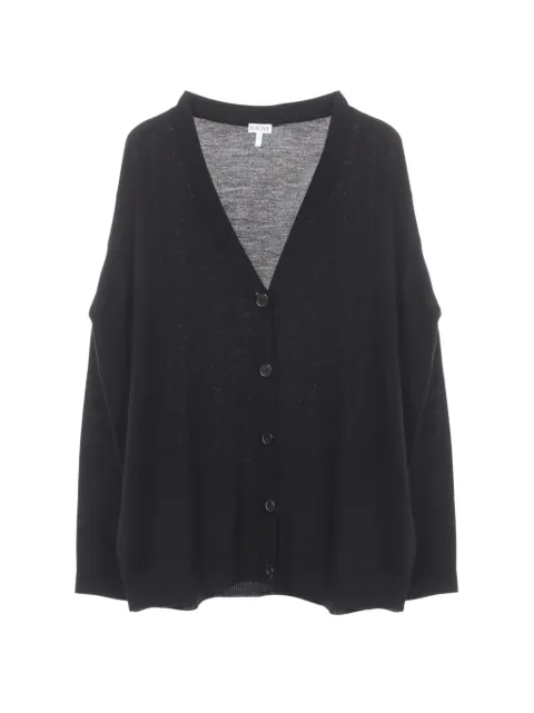 Loewe Pre-Owned 2020s Anagram-embroidered cardigan
