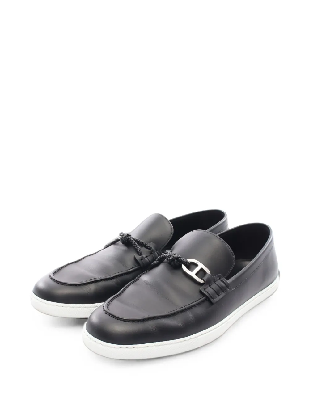 Hermès Pre-Owned mocassins Chaîne d’Ancre (2010) - Noir Hermès Pre-Owned mocassins Chaîne d’Ancre (2010) - Noir