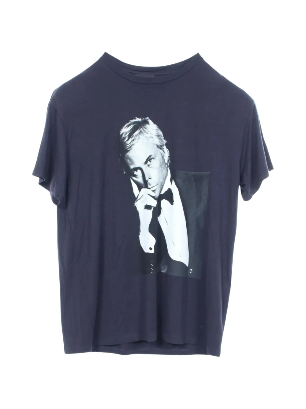 Giorgio Armani Pre-Owned t-shirt à imprimé photographique (années 2010) - Bleu