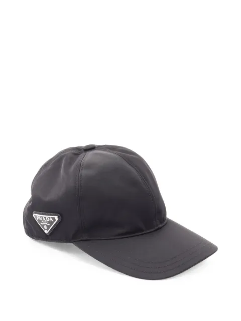 Prada Pre-Owned 2010s Re-Nylon logo-plaque baseball cap