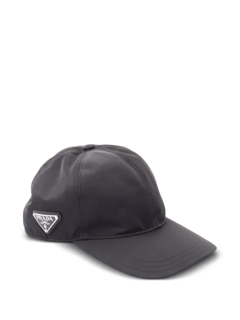 Prada Pre-Owned 2010s Re-Nylon Baseballkappe mit Logo-Schild