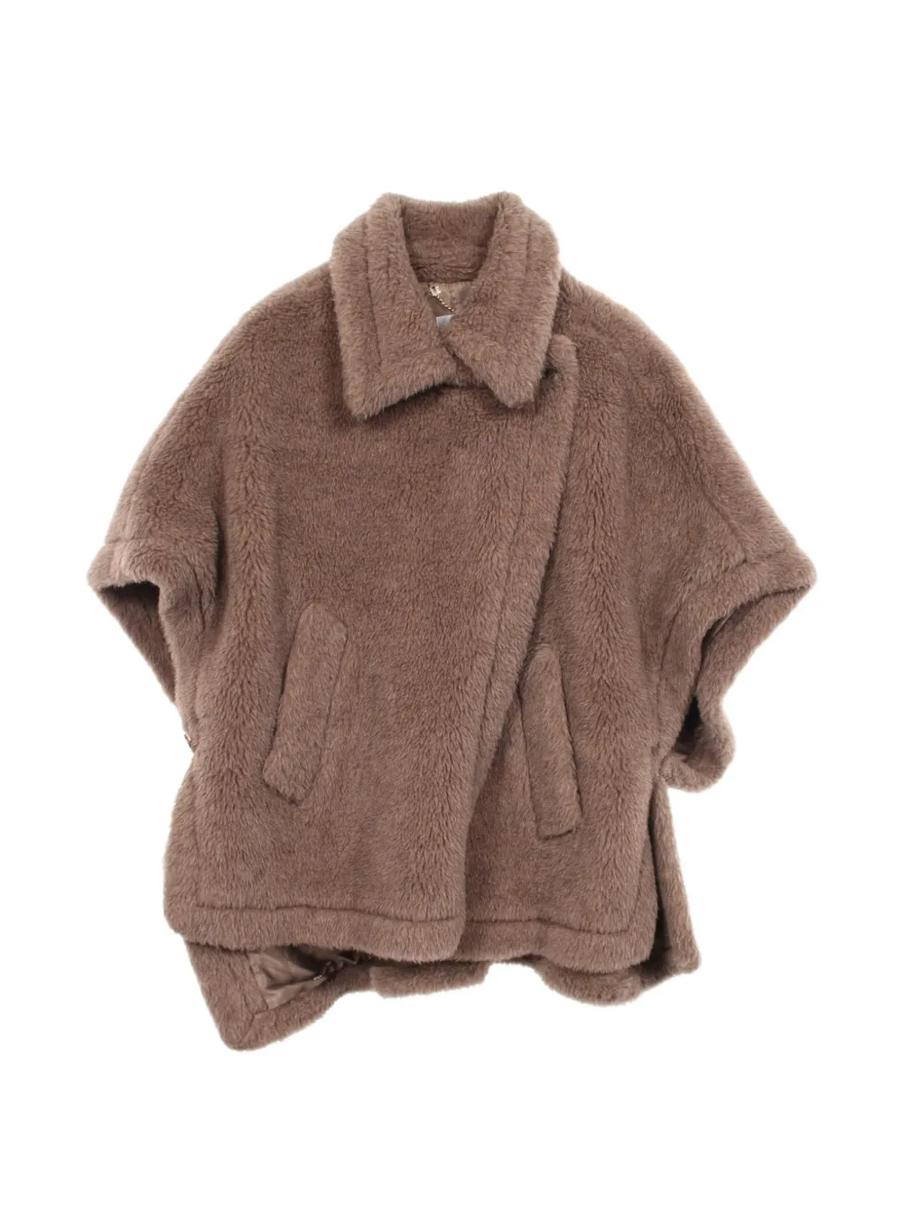 Max Mara Poncho Teddy Bear anni 2010 - Marrone