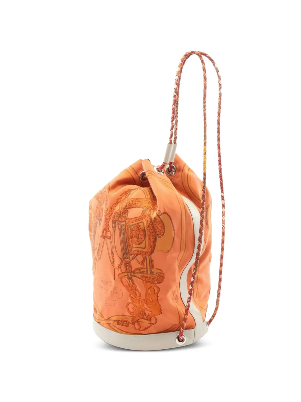 Hermès Pre-Owned sac seau Soie-Cool Brides de Gala 22 (2013) - Orange