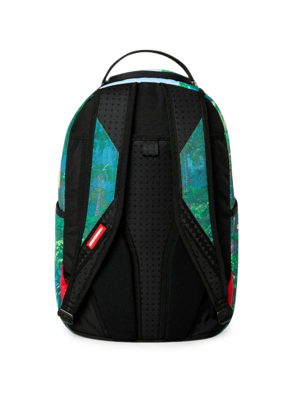 sprayground kid x Madagascar King Chillin graphic-print backpack Groen