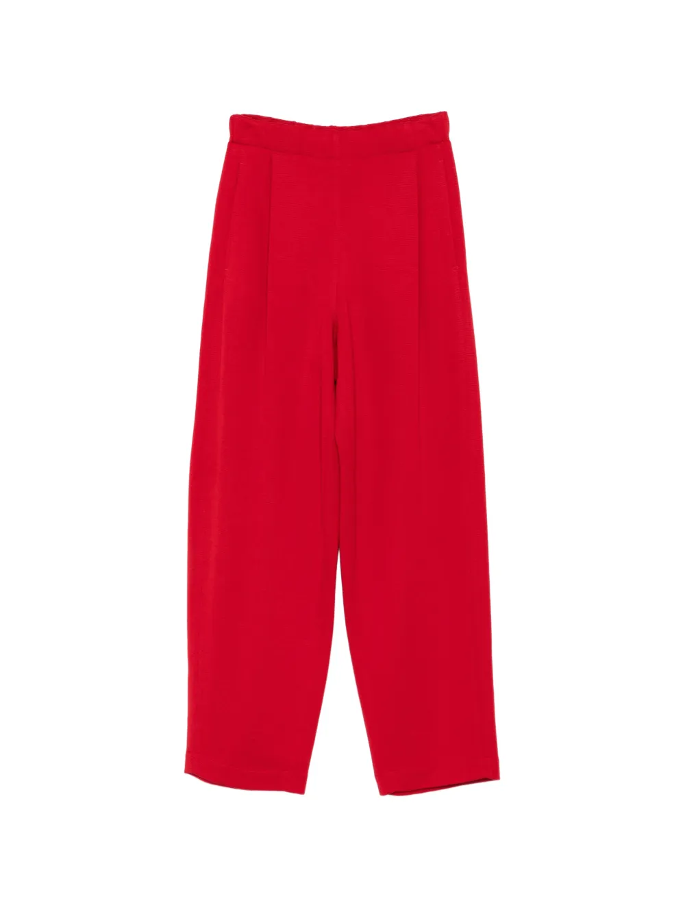 Tela Pantaloni sportivi plissettati - Rosso