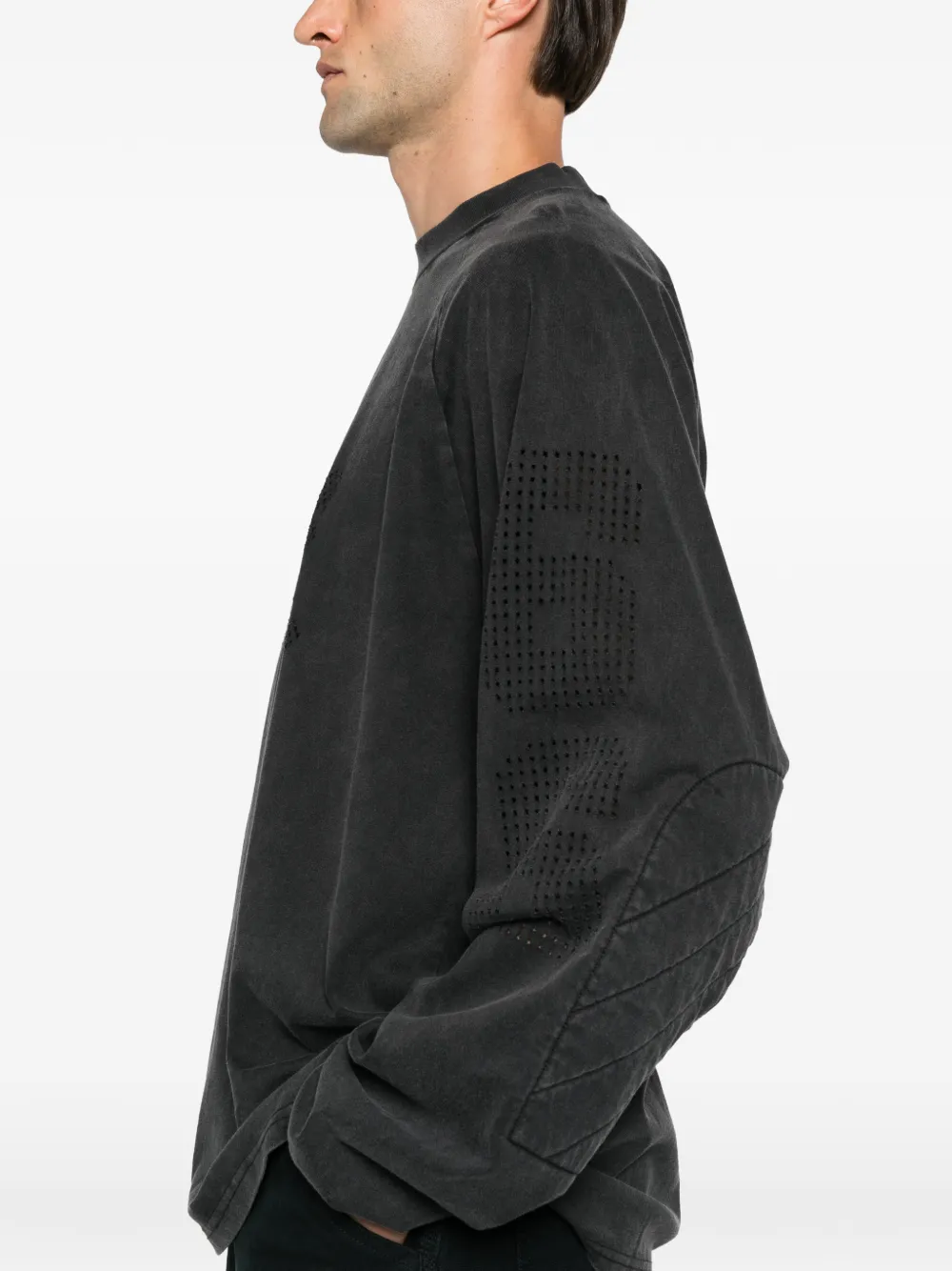 Vans T-shirt met gewatteerd vlak en uitgesneden details Zwart