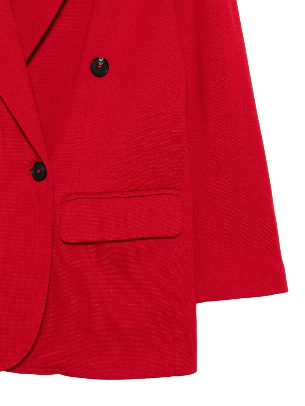 Tela Jula blazer met dubbele rij knopen Rood