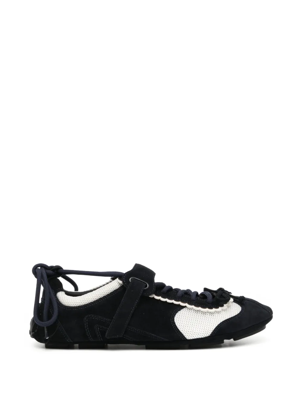 Shushu/Tong Scalloped Bow Sneakers in Blue