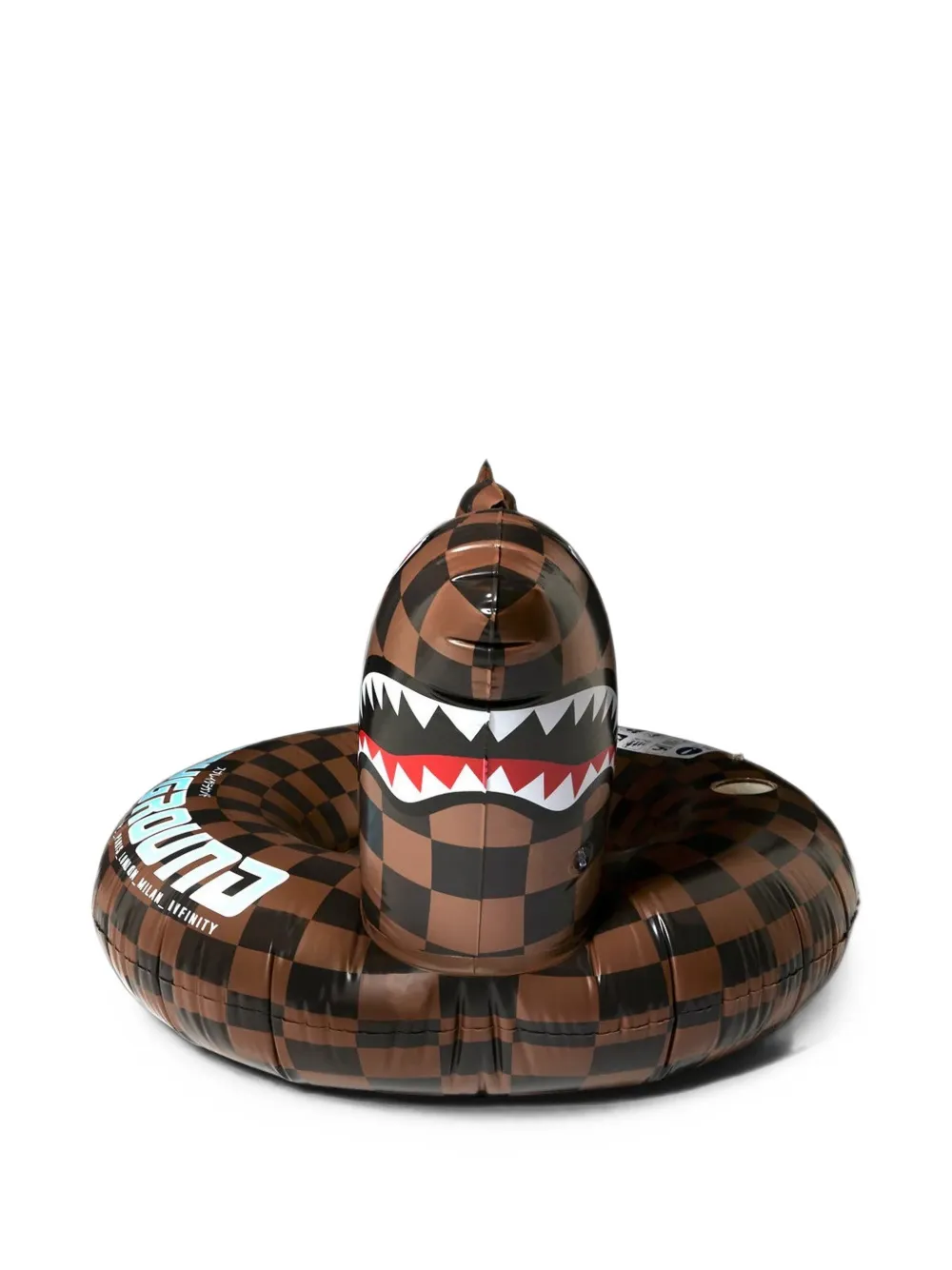 sprayground kid Shark Stash Spielzeug mit Karo-Print - Braun