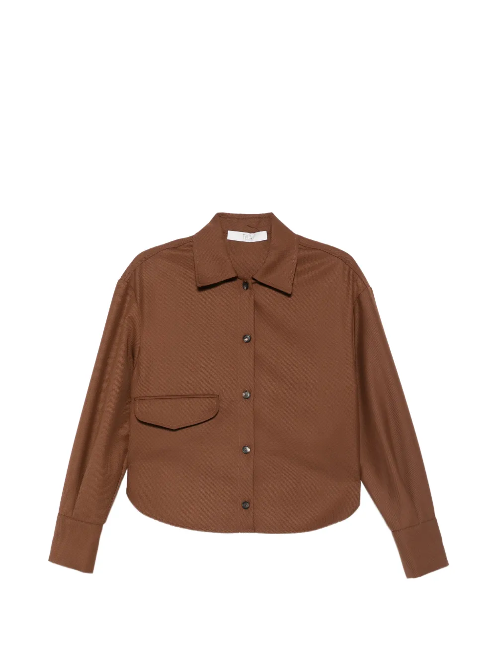Tela chemise Britt à poche à rabat - Marron Tela chemise Britt à poche à rabat - Marron
