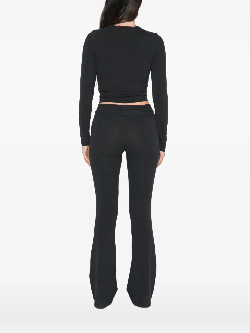 Sporty & Rich Vaina T-shirt met lange mouwen Zwart