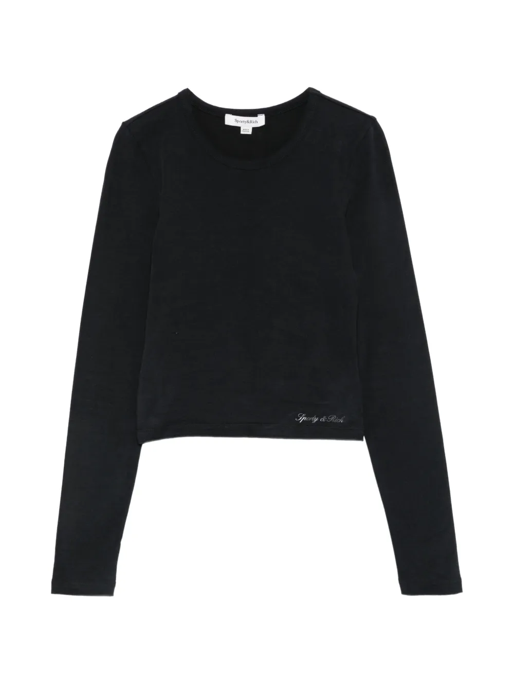 Sporty & Rich Vaina Langarmshirt - Schwarz