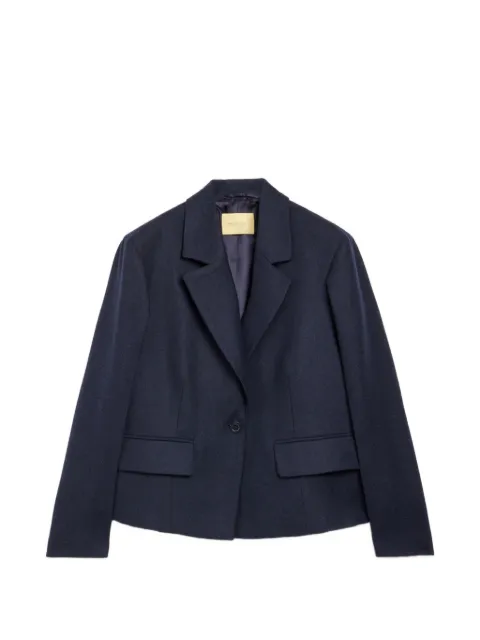 MOMONÌ Kaja boxy flannel blazer