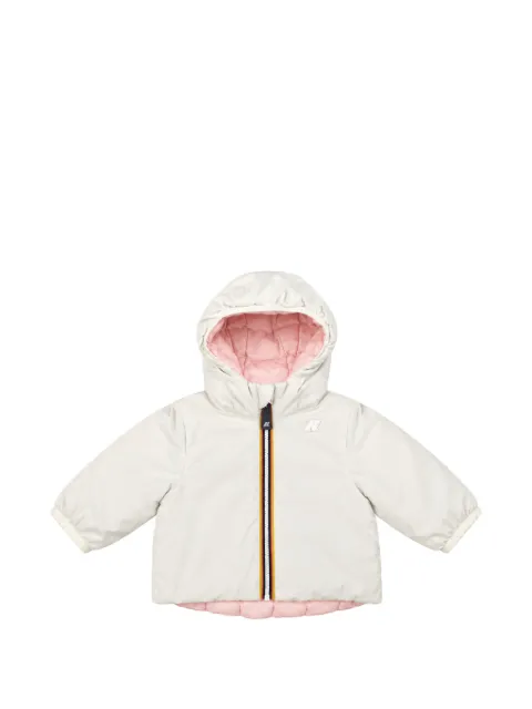K Way Kids Jack reversible quilted hooded jacket