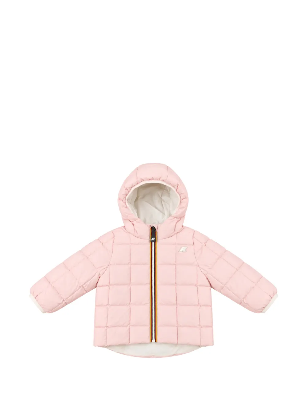 K Way Kids Jack reversible quilted hooded jacket Wit