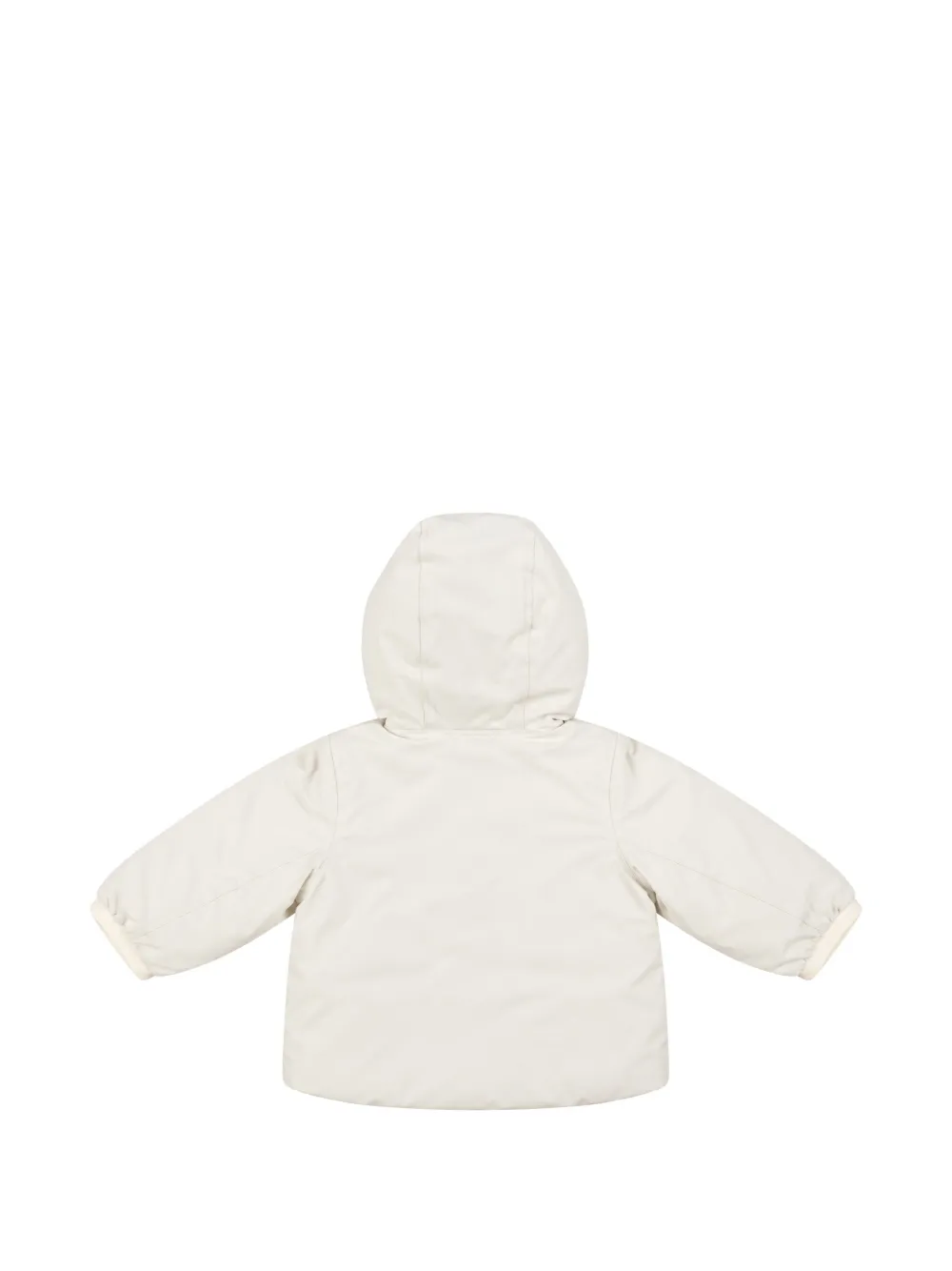 K Way Kids Jack reversible quilted hooded jacket Wit