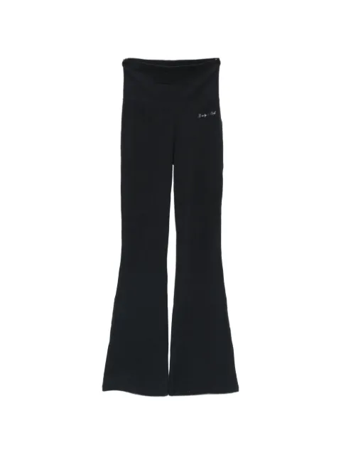 Sporty & Rich Benedetta logo-print flared trousers