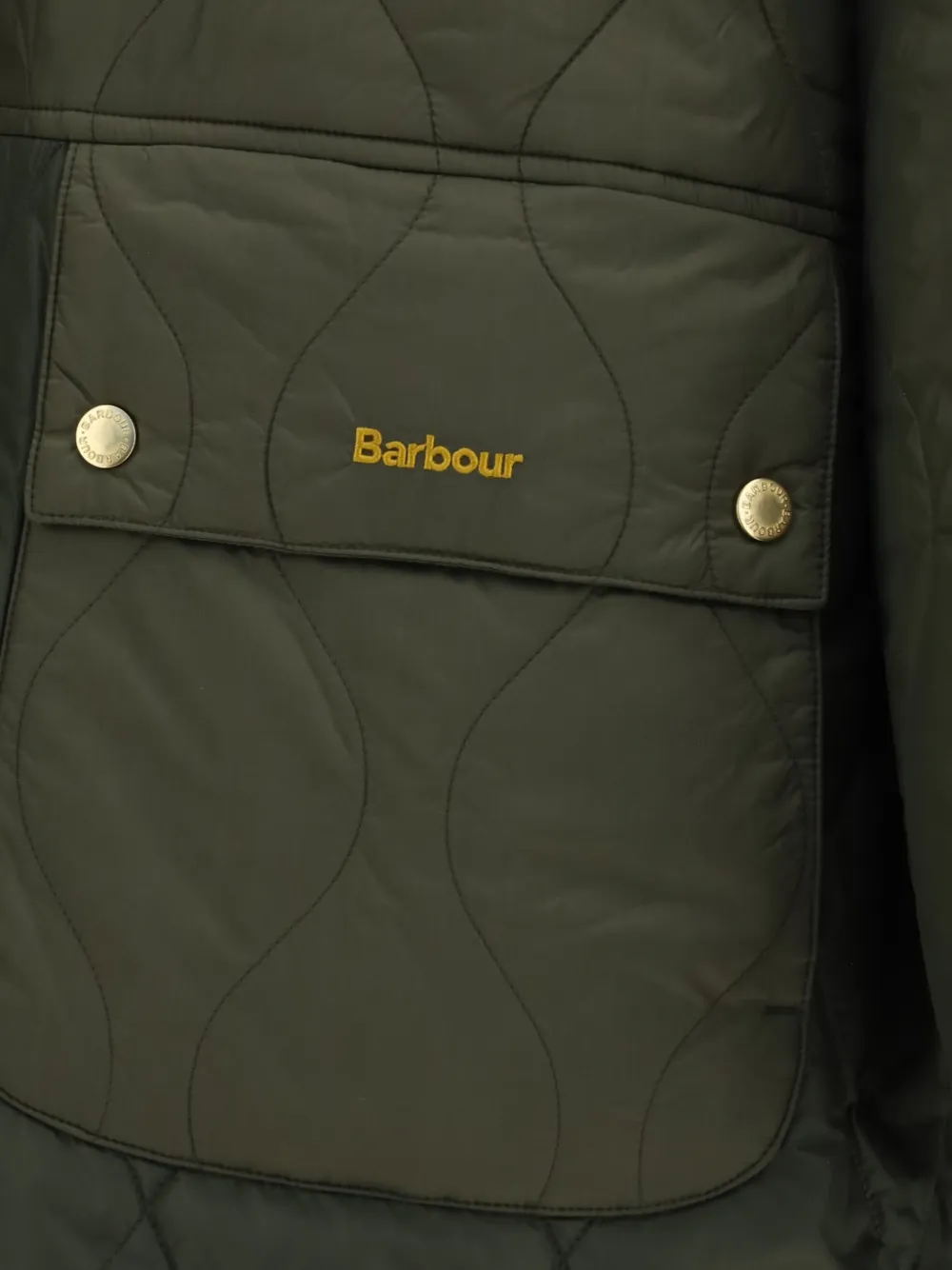 Barbour Osbourne gewatteerde jas Groen