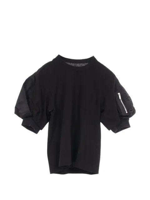 sacai 2010s zip-pocket T-shirt