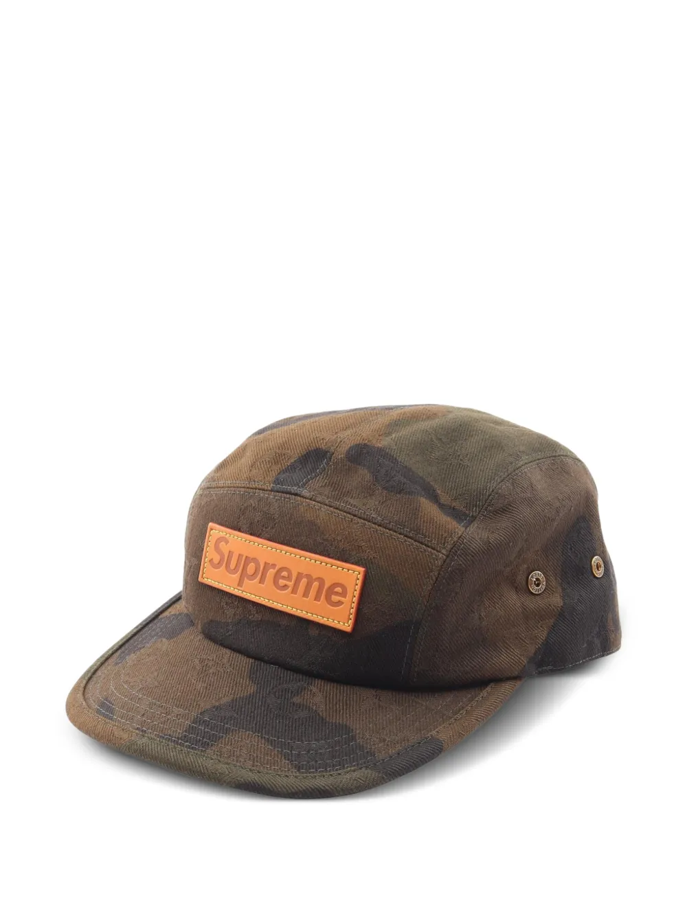Louis Vuitton Pre-Owned 2017 x Supreme 5PANEL SP Camp cap - Marrone