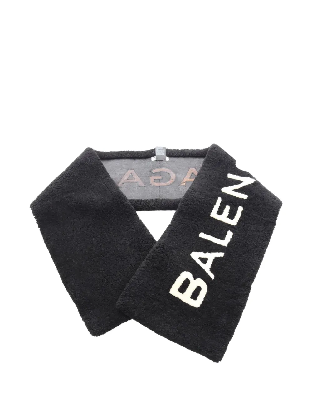 Balenciaga Pre-Owned 2010s Mouton Schal - Schwarz