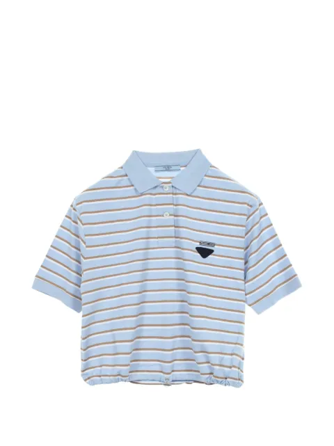 Prada Pre-Owned 2010s striped polo shirt