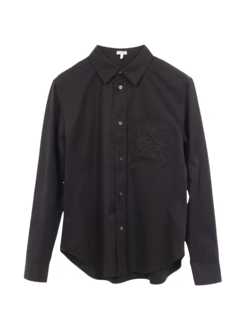 Loewe Pre-Owned 2010s Anagram-embroidered shirt