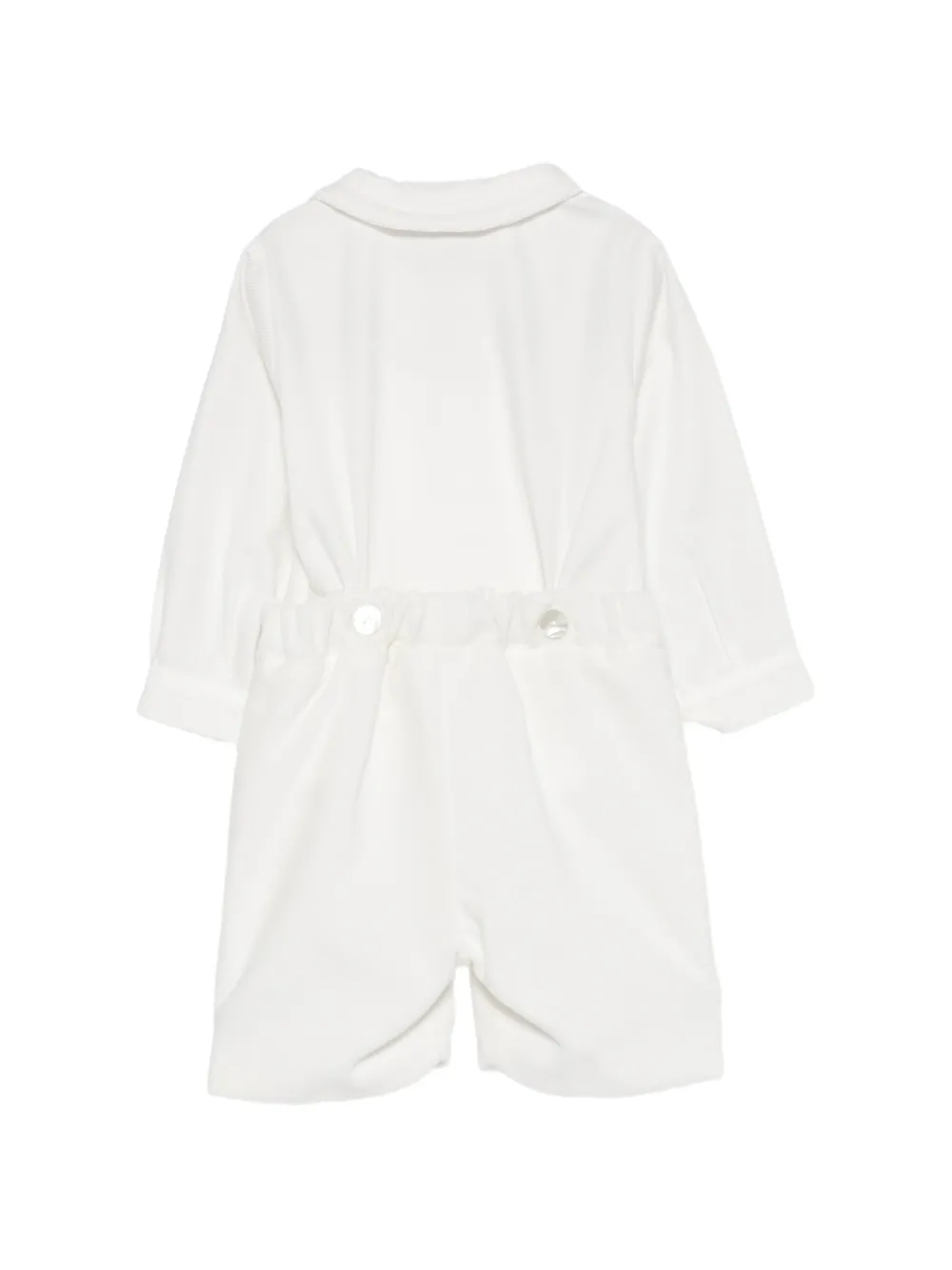 Mariella Ferrari Romper met Peter Pan kraag Wit