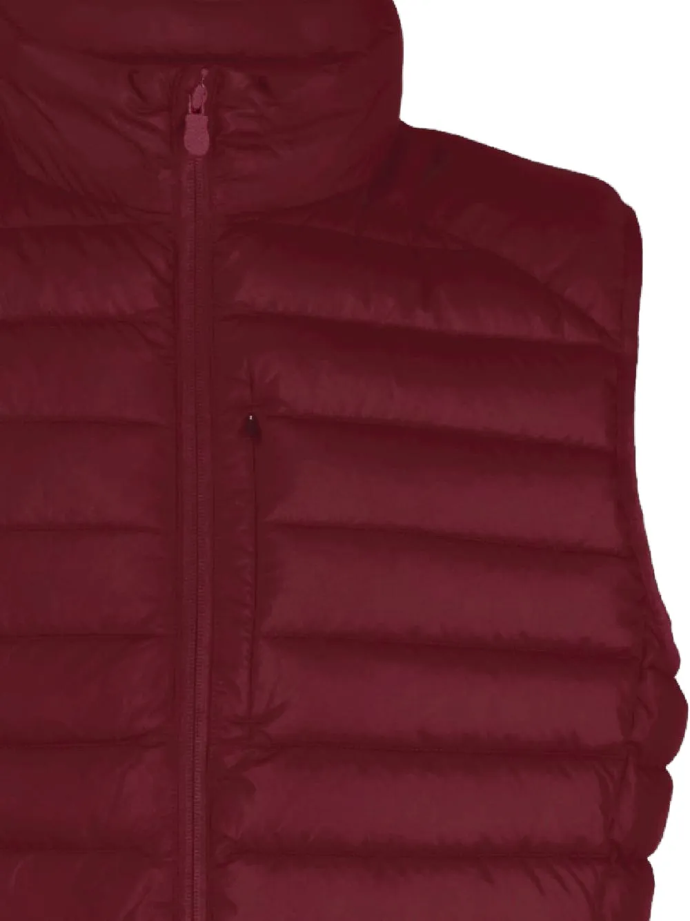 Save The Duck Bodywarmer met hoge hals Rood