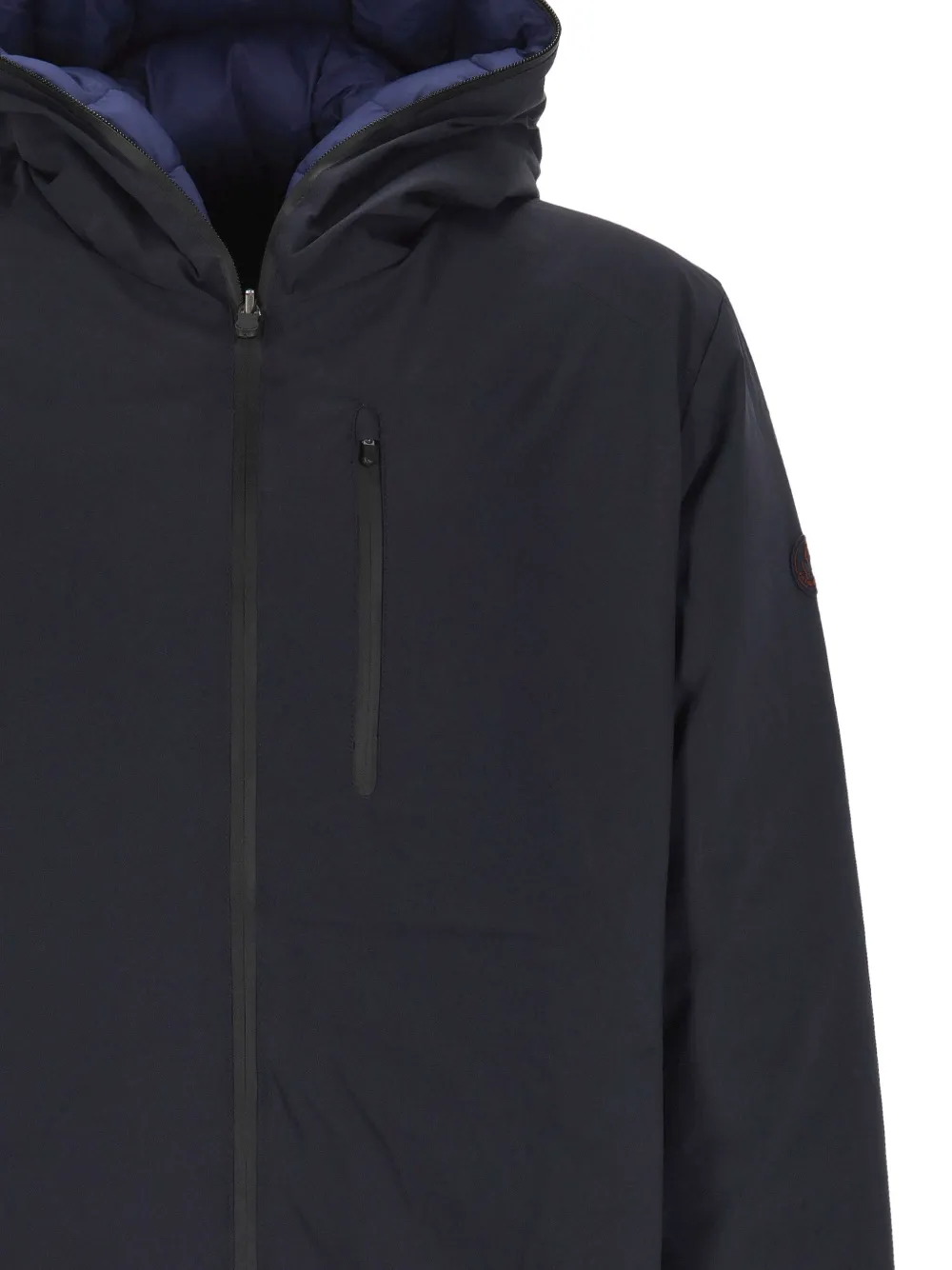 Save The Duck Ezra omkeerbaar jack met capuchon en rits Blauw