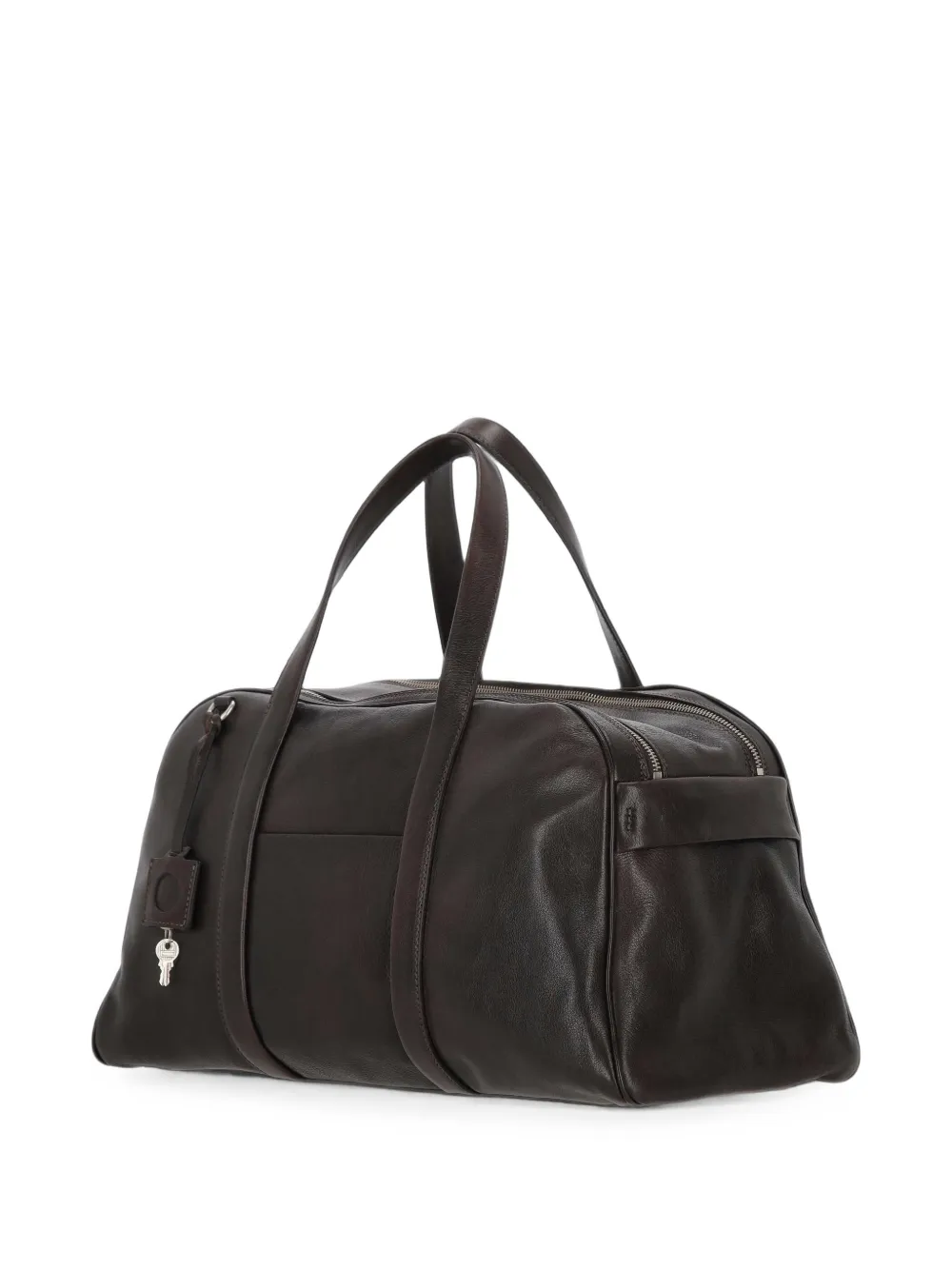 Orciani Medium Off Duty Lagoon leren reistas Bruin