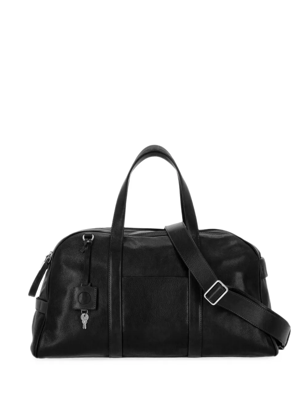 Orciani midi Off Duty Lagoon leather holdall bag - Nero