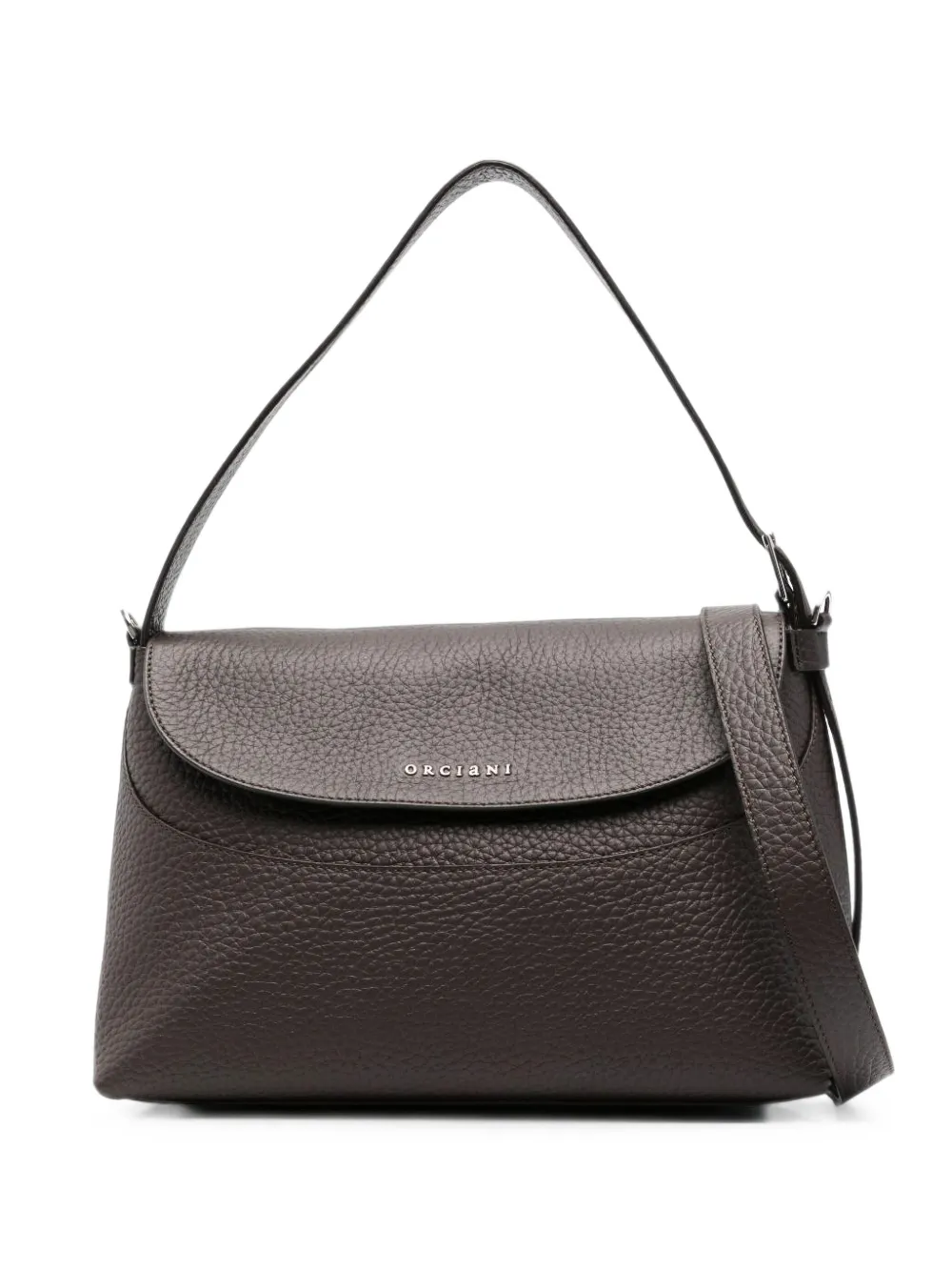 Orciani midi Nana Soft-grained leather shoulder bag