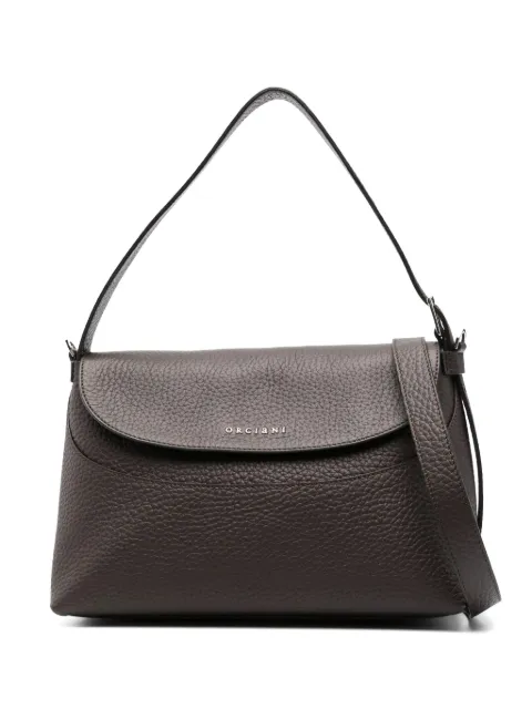 Orciani midi Nana Soft-grained leather shoulder bag