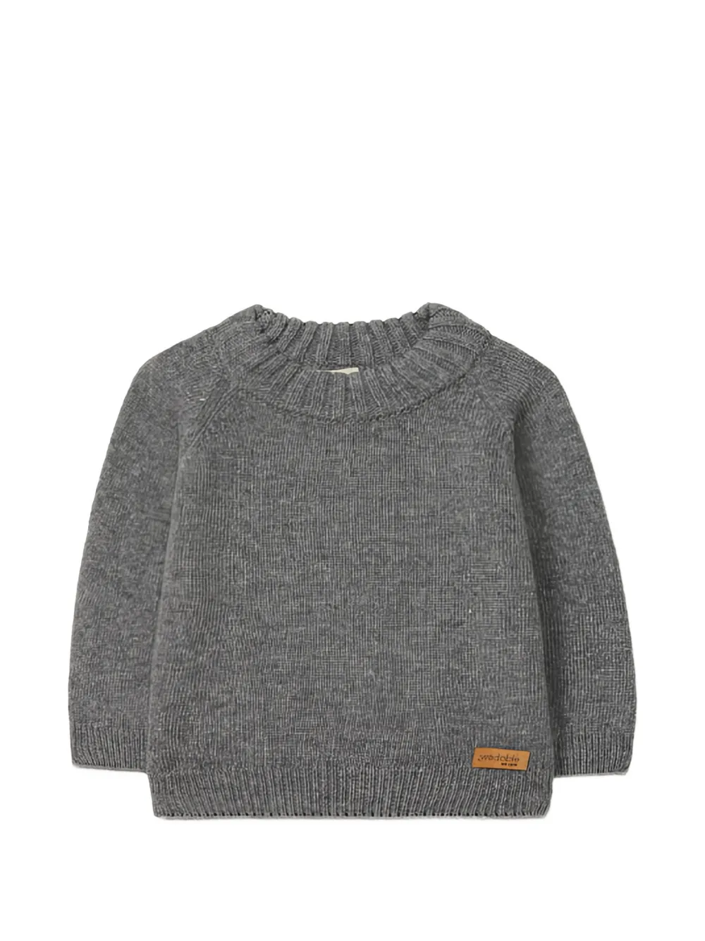 Wedoble Maglione in lana merino con maniche raglan - Grigio