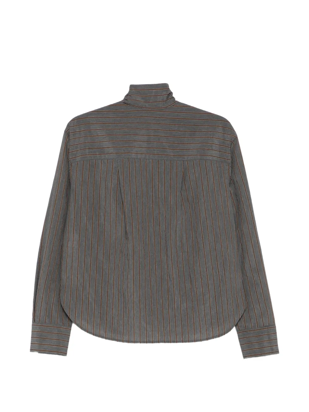 Tela Zafrina gestreepte blouse met strik Grijs