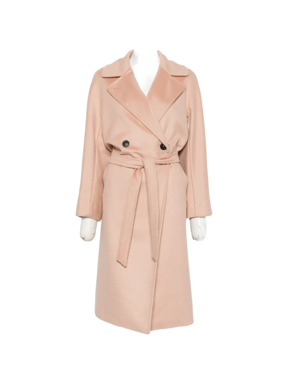 Weekend Max Mara belted double-breasted coat - Pink